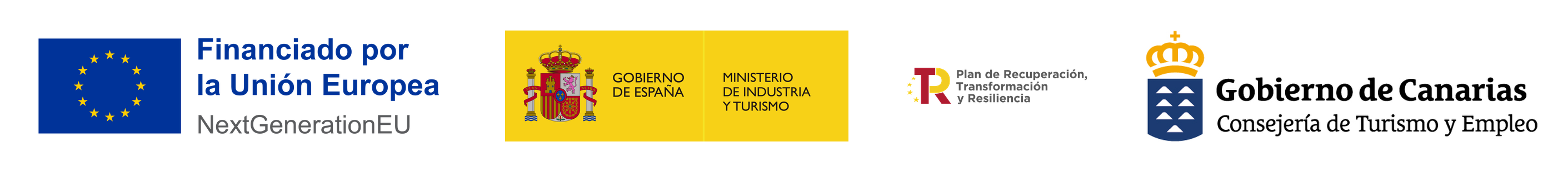 Financiado por la Unión Europea – NextGenerationEU · Gobierno de España · Plan de Recuperación, Transformación y Resiliencia · Gobierno de Canarias